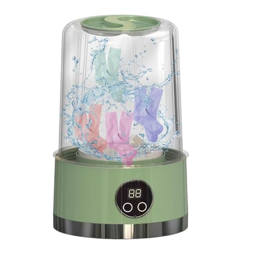 Underwear Washer Machine, Travel Washing Machine, Laundry Washer, Wireless And Rechargeable Operations, Silent Yet Powerful Cleaning, 7.87x5.12 Inches, For Apartments, Dorms, Rvs, And Travel