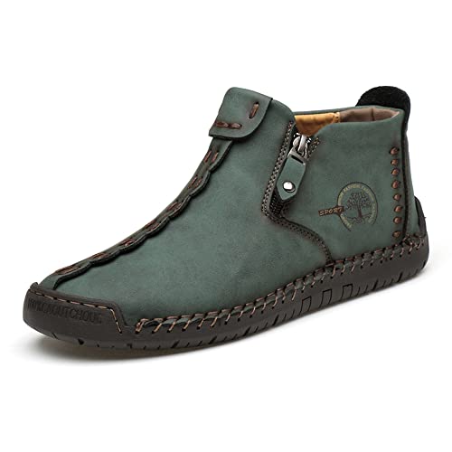 Find the Best Every Day Boots for Comfort and Style 14 TENVEBLE NATURALLY Medieval Boots black blue army green olive green Leather Renaissance barefoot boots professional shoes cover the whole foot Zipper adult soft sole Boots for Women born shoes