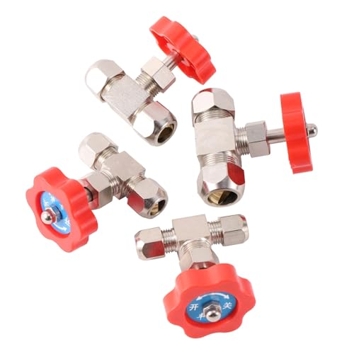 Válvula de aguja de 12mm con mango de plástico para control preciso de flujo de agua 6