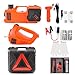Trihelper Electric Car Jack Set 5 Ton Hydraulic Jack Car Lift Floor Jack with Integrated Tire Pump and Impact Wrench for Sedans SUV MPV Sedan Truck Change Tires Garage Repair