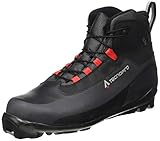 atomic langlaufski klassisch mit fell Brush-Nylon-Innenschuh TECNOPRO Herren Ultra Skilanglaufschuhe, schwarz/Grau/Rot, 48.0 EU