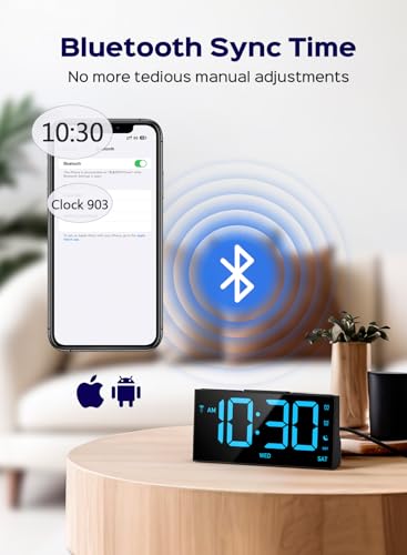 Wireless Sync Alarm Clock with USB Port product image