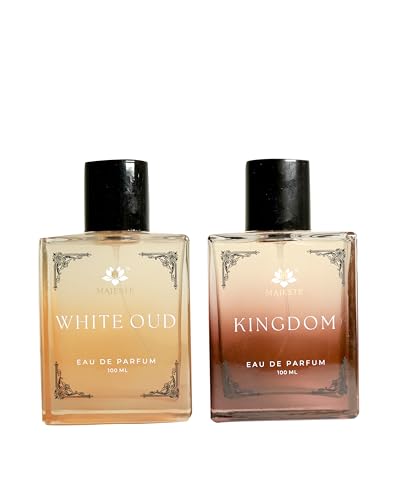 Image of Premium Perfume Gift Set for Men 2X100ml (1 White Oud & 1 Kingdom) | Luxury Long-Lasting | Perfume For Men