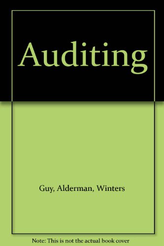 Auditing 0030219787 Book Cover