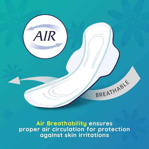 Image of Bella Perfecta Ultra Night Pads Women|Sanitary Napkins|For Sensitive Skin|31.5 Cm Long| Wings|Breathable|Lock Gel System|Green Edge System|For Rash Free Period|Size Xxl|Pack Of 1|14 Pcs