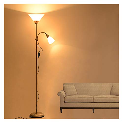 Lámpara de pie ajustable de estilo americano con acabado de hierro y casquillo E27 LED 8
