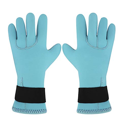 3Mm Wetsuit Gloves Neoprene Scuba Diving Gloves Surfing Snorkeling Swimming Gloves For Men Women, Adjustable Stretchy Thermal Anti Slip Dive Water Gloves For Spearfishing Rafting Kayaking Paddling #TOP3