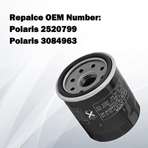 Lrllx 2520799 3084963 Oil Filter For Polaris Sportsman 500 450 400 335/Ranger 400 500/Trail Boss 325 330/Scrambler 500/Magnum 325 330 425 500/Xpedition 325 425/Trailblazer 330/Xplorer 400L 500（3Pcs）） #TOP2