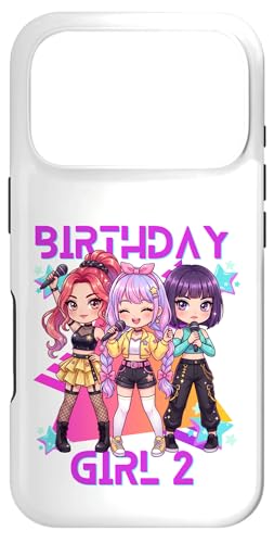 Funny Chibi Kpop Girl It's My 2nd Birthday �X�}�z�P�[�X iPhone 17 Pro �p