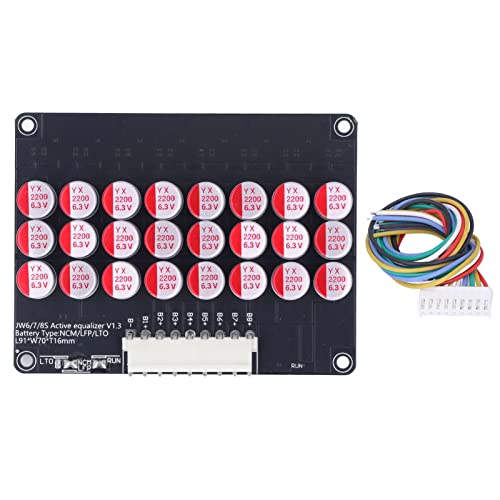 Ecualizador activo para baterías Garosa 5A, equilibrador universal de celdas 6-8S con transferencia de carga por flyback de alta capacidad para LTO, LFP, LPO y NCM miniatura 6