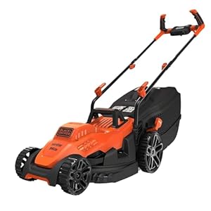 Black + Decker BEMW461BH-GB grasmaaier met fietsgreep, 1400 W, 240 V, 34 cm