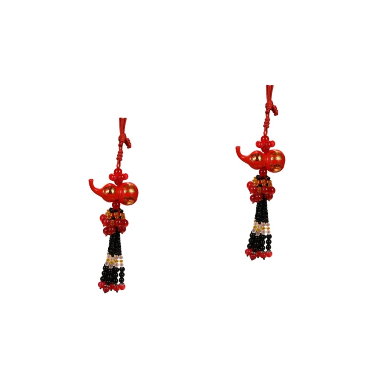 Ozdoby z dyni, ozdoby rzemieślnicze, dekoracja z dyni Feng Shui, 2 szt. brelok samochodowy zawieszka do samochodu zawieszka do wnętrza samochodu zawieszka zwisająca brelok z jadeitu brelok z jadeitu
