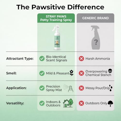 Image of Potty Training Spray for Puppies & Dogs | Attractant to Train Your Pet Where to Pee & Poop | Indoor & Outdoor Use | Pet-Safe | 200 ml