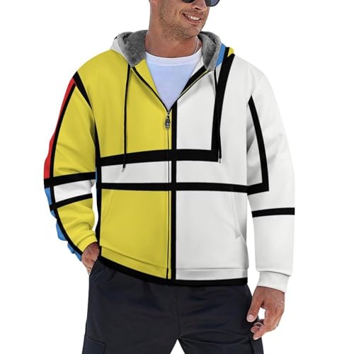 Chaqueta polar cálida para exteriores con bolsillos y ropa de abrigo casual de hombre para frío
