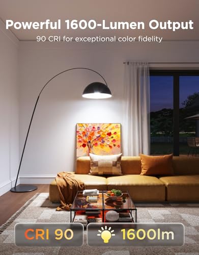 Image of Govee 1600LM Smart Light Bulbs, A21 100W RGBWW CRI 90, E26 Base, 2-Pack | A21 LED Bulbs for Living Room, Color Changing Light Bulbs Compatible with Matter, Alexa & SmartThings, CRI 90, 2.4GHz Only