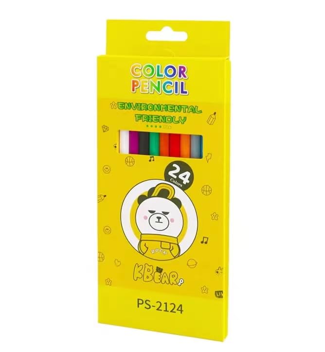 Heng Yue Erasable Colored pencils [set of 24], free marking kit, drawing and coloring pencils for children and adults, Color Arts and Crafts school supplies.