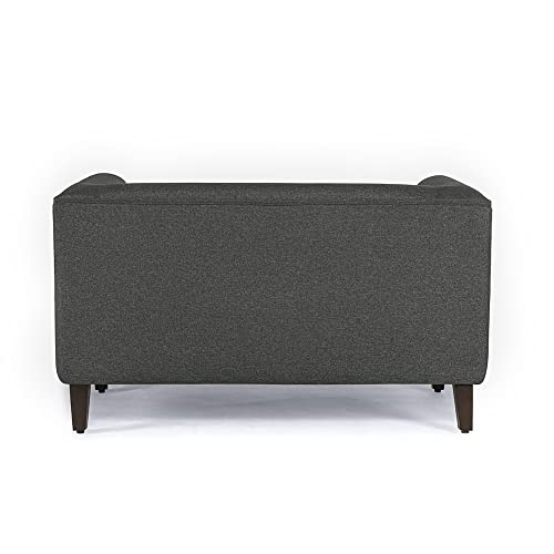Image of Wakefit Sofa Set | 3 Year Warranty | Sofa 2 Seater, 2 Seater Sofa for Living Room, Wooden Sofa Set, Couch Sofa for Living Room - Miami(Omega : Grey)