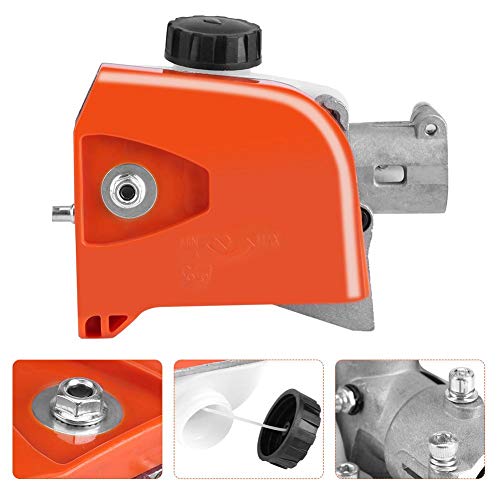 Pole Chain Saw Tree Cutter, 26mm 7/9 Orange Spline Pole Saw Tree Cutter Chainsaw Gearbox Gear Head Tool (9 Spline)