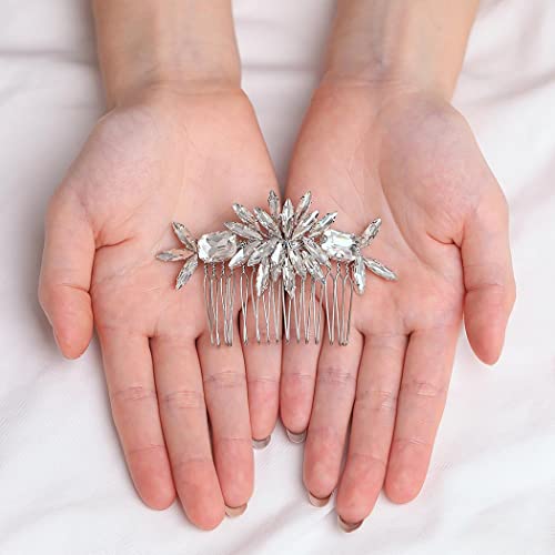 Vakkery - Pettine per capelli da sposa, in