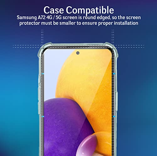 QUITECO Pellicola Vetro Temperato per Samsung