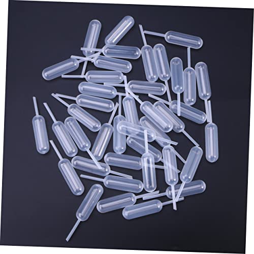 KICHOUSE 100 Peças Conta-Gotas De Plástico Conta-Gotas Pequeno Conta-Gotas Descartável
