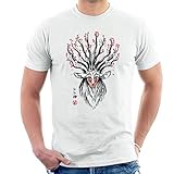 ASDGGF Princess Mononoke The Deer God Sumi E Men's T-Shirt, F5, XX-Large