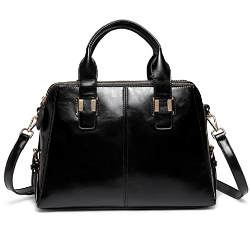 Facile da Fare: è possibile trasportare la borsa come borsa a tambella maniglia superiore o come borsa a croce con la tracolla rimovibile regolabile. Viene fornito con cinque colori per la selezione. È una borsa estremamente ideale per il lavoro, i viaggi, lo shopping, il viaggio di lavoro ecc.