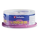 Verbatim DVD+R DL Double Layer 8.5GB 8X LifeSeries - 25 Pack Spindle