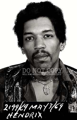 Portrait de Jimi Hendrix 1969 cadeau pour fan de rock