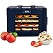 Béaba Disidratatore per alimenti, Snack salutari fatti in casa, Essiccamento delicato e preciso, 35°-80°, 4 Vassoi in acciaio inossidabile, Ricette incluse, 400 W, Dry 'n' Snack