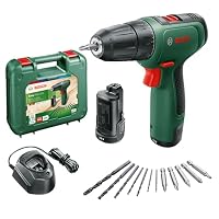Bosch Akku Bohrschrauber EasyDrill 1200 (2 Akku, 12tlg. Zubehör-Set, 12 Volt System, im Koffer) – Ansicht 1