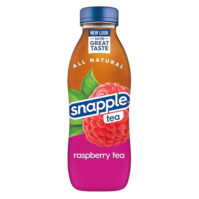 Amazon.com : Raspberry Ice Tea, 16 fl oz recycled plastic bottle, Pack ...