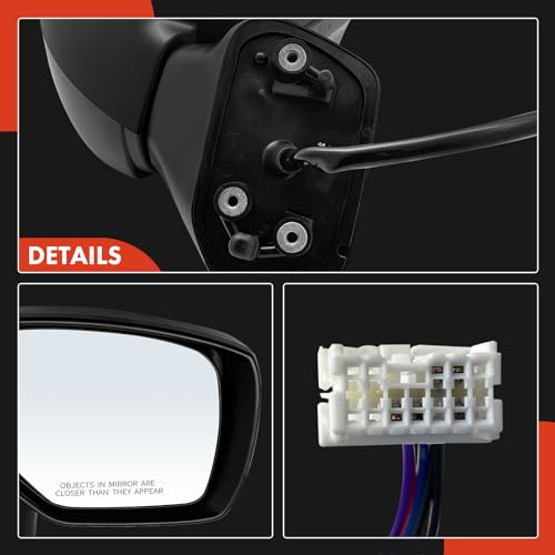 A-Premium Passenger Side Power Door Mirror - Compatible with Subaru Forester 2014 2015 2016 2017 2018 - Heated Manual Folding Black Outside Rear View Mirror - Replace# 91036SG331 by A-Premium - Used condition - Image 7