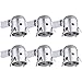 TORCHSTAR 6 Pack 6-Inch UL-Listed Remodel Can, Air Tight IC Housing, E26 Socket Included, for Recessed Housing, 120V Line Voltage