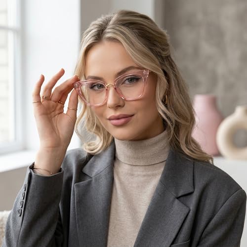 Image of Cat Eye Blue Light Blocking Glasses for Women Men, Anti-fatigue Anti UV Ray Computer Gaming Glasses