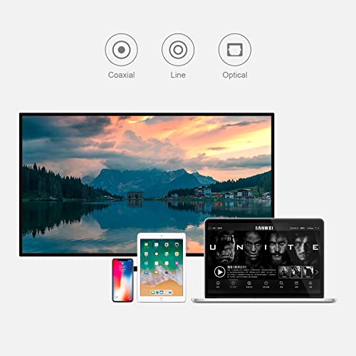 Hivi-Swans D100 Bluetooth Powered Bookshelf Speakers - Bluetooth Desk Speakers For Tv/Turntable/Pc - 4 Inch Near Field Hifi Speakers 62W Rms - Wood Grain #TOP5