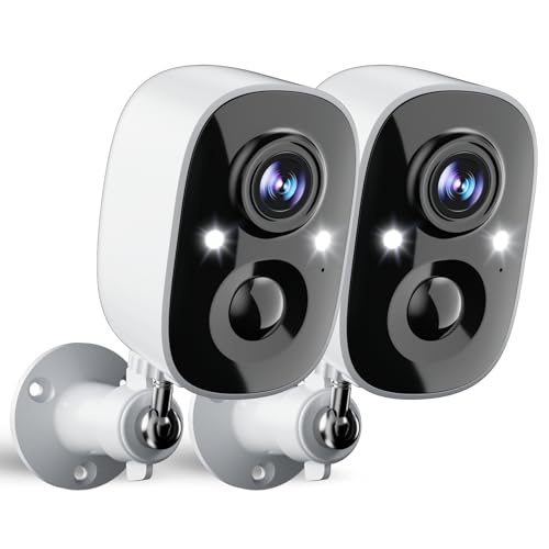 PROWLI Security Cameras Wireless Outdoor, 2.5K WiFi Battery Powered Cameras