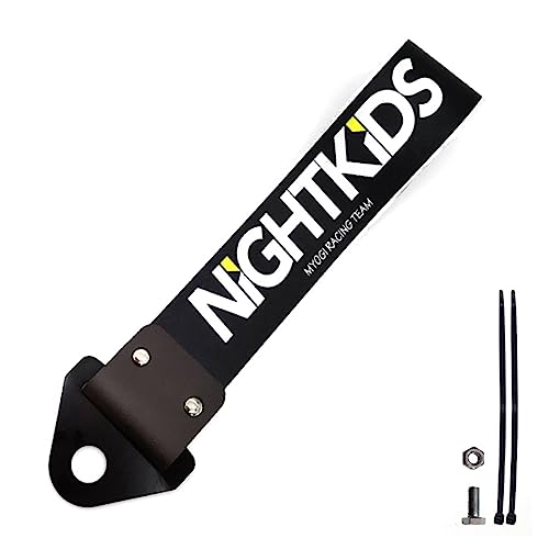 Initial D Tow Strap Fujiwara tofu Store AE86 Midnight JDM Sports Sports Racing Trailer Belt Personalized Traction Rope Hook for Front or Rear Bumper-G Type