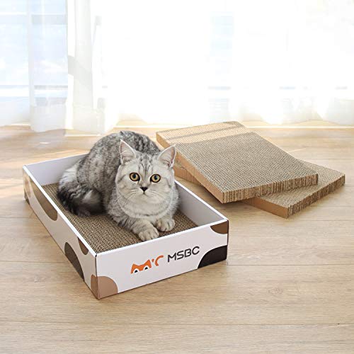 Behaniu 猫 爪とぎ 爪研ぎ ダンボール 詰め替え 両面使える 