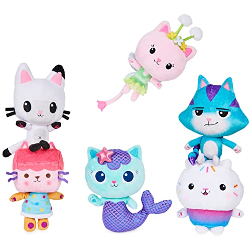 Gabby's Dollhouse, 8-Inch Mercat Purr-Ific Plush Toy, Kids Toys For Ages 3 And Up #TOP5