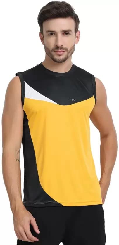 Image of FTX Men's Solid Regular Fit T-Shirt