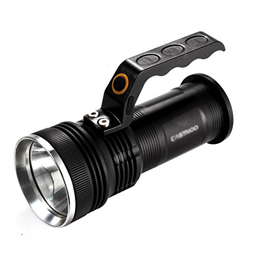 Preisvergleich Produktbild Flashlighx Hohe Qualität Aluminiumlegierung Wiederaufladbare Suchscheinwerfer Hand Taschenlampe Taschenlampe Arbeit Lampe Tragbare Super Helle XML T6 Scheinwerfer für Jagd Camping Daliy Verwenden