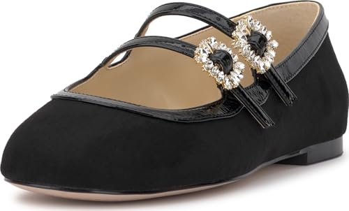 Jessica Simpson Women's Allista Ballet Flat, Black, 10 - Main Image
