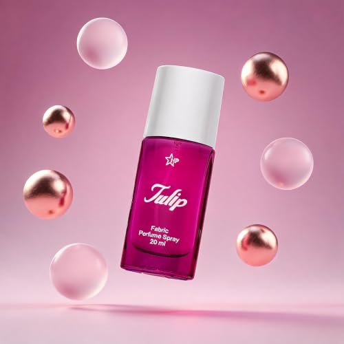 Image of HP Tulip Fabric Perfume Spray, 20 ml, Aromatic Fougere Fragrance, Unisex, Long-lasting 6 Hours