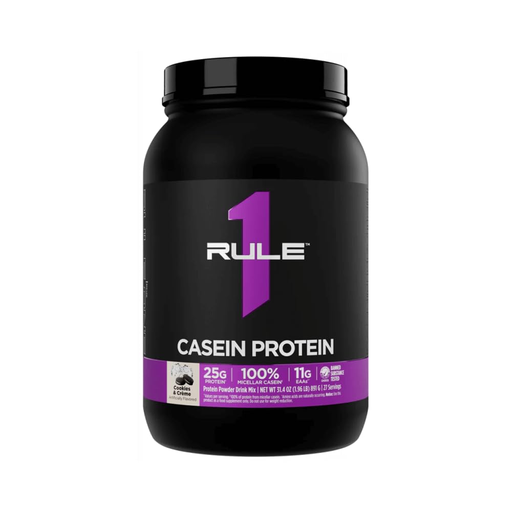 Rule1 R1 Casein Protein (2lbs) Biscotti e crema - Proteine - Caseina