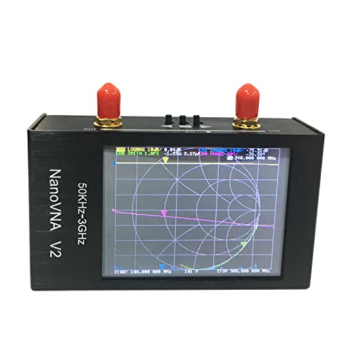 Image of NanoVNA V2 2.8'' 3G SAA2 Vector Network Analyzer 10KHz~3GHz Shortwave HF VHF UHF Measure Antenna Duplexer Filter Aluminum Shell Baterry VSWR Phase Delay (vna 3g 2.8)
