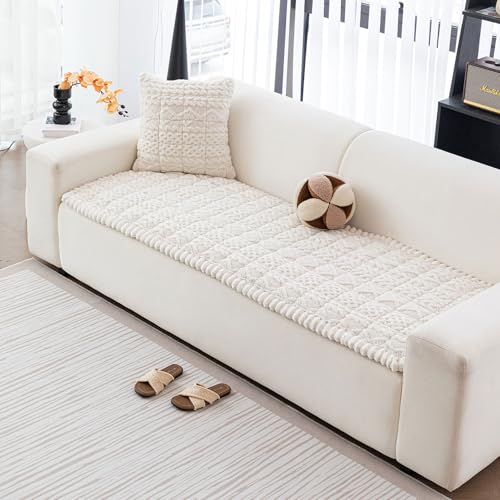 DREAMINGO Non Slip Fuzzy Couch Cover for Dogs, Washable Pet Sofa Protector - image 1