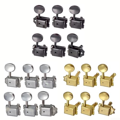 HEIBTENY Mécaniques de guitare pour les amateurs de guitare électrique Têtes de machine d’accordage en argent Guitare St E (Argent) - Les Beatles, Paul McCartney, John Lennon, RIngo Starr, George Harrison HEIBTENY Mécaniques de guitare pour les amateurs de guitare électrique Têtes de machine d'accordage en argent Guitare St E (Argent) – Image 7