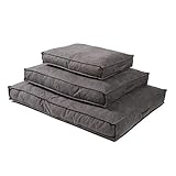 JAMAXX Premium Hundekissen Orthopädisch Weich Memory Foam, Waschbar, Nässeschutz Wasserabweisend - Dicke Füllung Visco Elastisch, Flauschig Samtartiger Stoff, Hundebett PDB1001