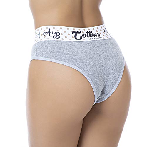 Kit com 10 Tangas Cotton A+B Algodão Penteado